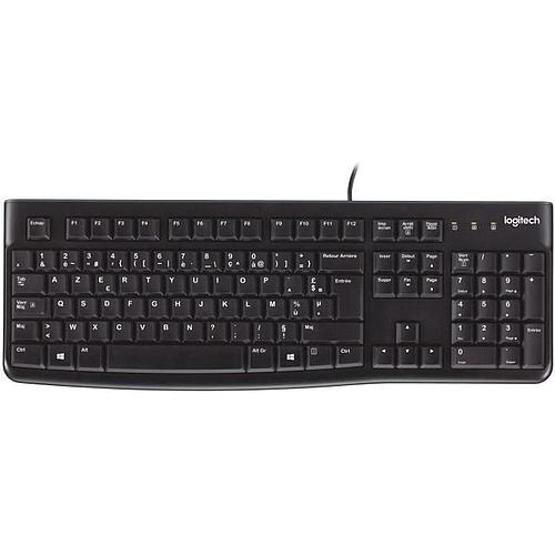 Photo de CLAVIER FILAIRE - LOGITECH - AZERTY - NOIR