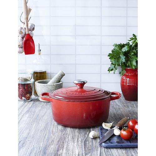 Photo de COCOTTE RONDE CERISE 18 CM