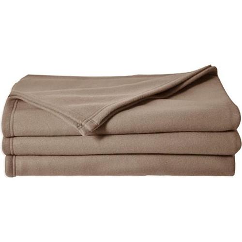 Photo de COUVERTURE POLAIRE - COULEUR TAUPE