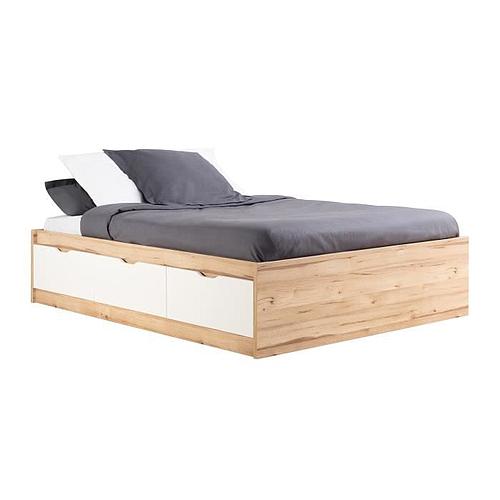 Photo de LIT SCANDINAVE - ADULTE - 3 TIROIRS -  l 140 x L 190 CM