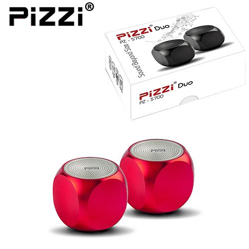 Photo de Enceintes nomades PIZZI MINI DUO - Rouge
