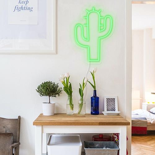 Photo de Lampe néon forme cactus Candy Shock