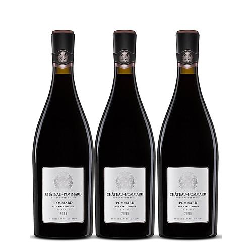 Photo de 3 vins Pommard Monopole Château de Pommard