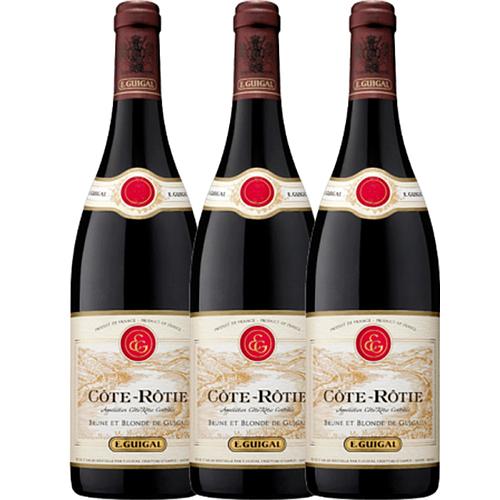 Photo de 3 vins Côte Rôtie Brune et Blonde Maison Guigal
