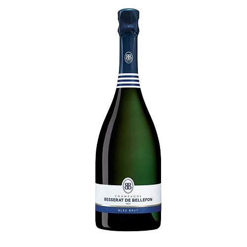 Photo de trio de champagnes Bleu brut BESSERAT DE BELLEFON