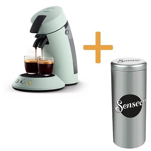 Photo de Machine à café dosette SENSEO ORIGINAL+ Philips - Booster d'arômes, 1 ou 2 tasses - Menthe