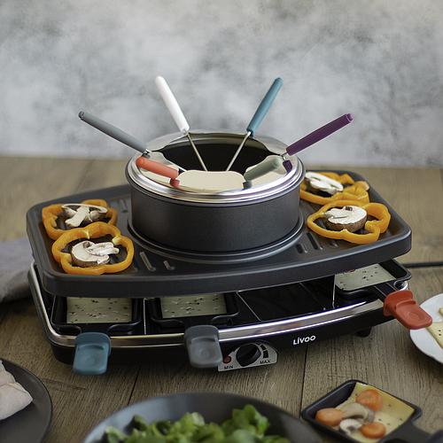 Photo de Set à raclette, grill et fondue