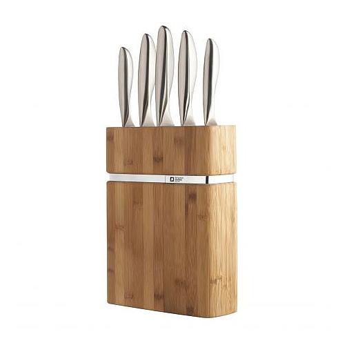 Photo de Bloc Bambou 5 couteaux de cuisine - Richardson Sheffield -