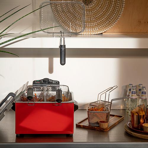 Photo de Friteuse rouge 5 L