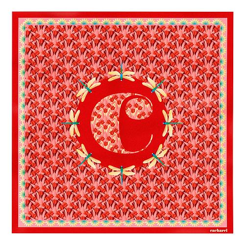 Photo de Foulard Cacharel rouge éclatant