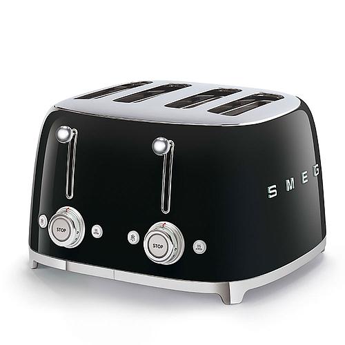 Photo de Toaster 4 tranches - SMEG - Noir