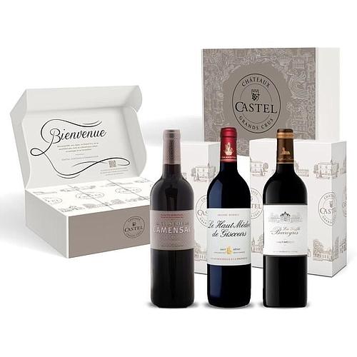 Photo de Coffret de 3 Grands Vins de Haut Médoc