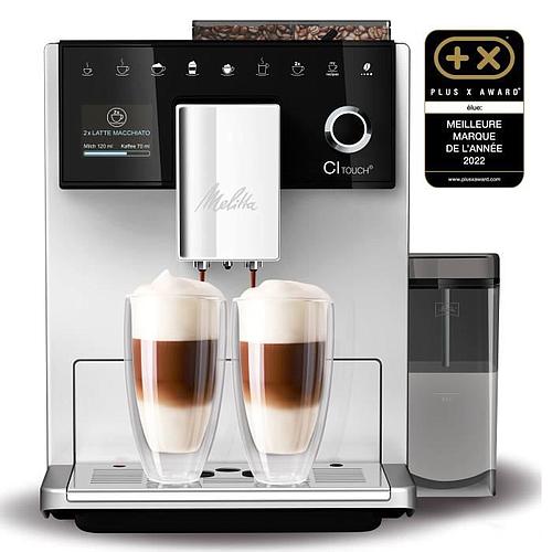 Photo de Machine a café avec broyeur MELITTA écran tactile - 1,8L - 2 réservoirs à grains