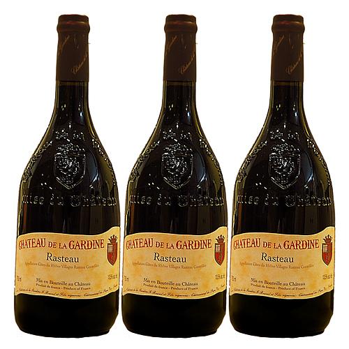 Photo de 3 vins RASTEAU Château de La Gardine