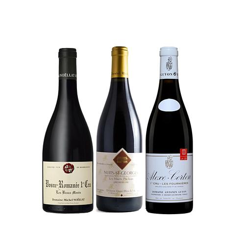 Photo de 3 vins de Bourgogne Premier Cru  Grands Domaines