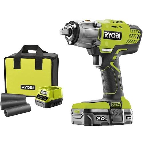 Photo de Boulonneuse à chocs - RYOBI - 18V avec batterie LithiumPlus 2.0Ah & chargeur