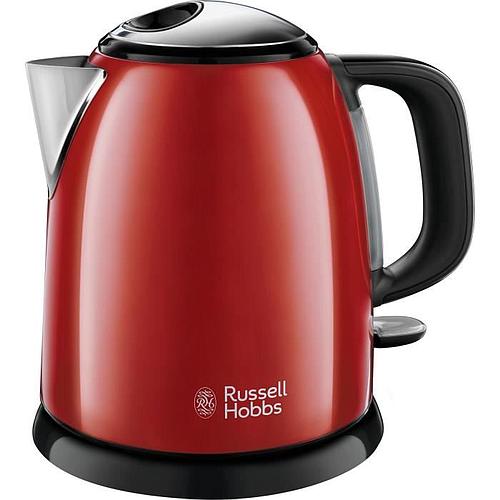 Photo de Bouilloire Compacte - RUSSELL HOBBS - Capacité 1 L - Rouge