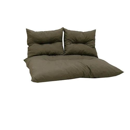 Photo de Ensemble matelas pour palette + 2 coussins dossier - JARDIN PRIVE