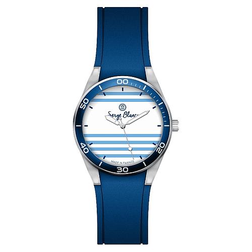 Photo de MONTRE SERGE BLANCO MOUVEMENT 3 AIGUILLES