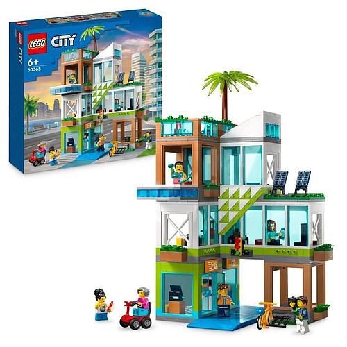 Photo de L'Immeuble d'Habitation - LEGO City - Maquette Modulaire avec Chambres, Magasin et Vélo