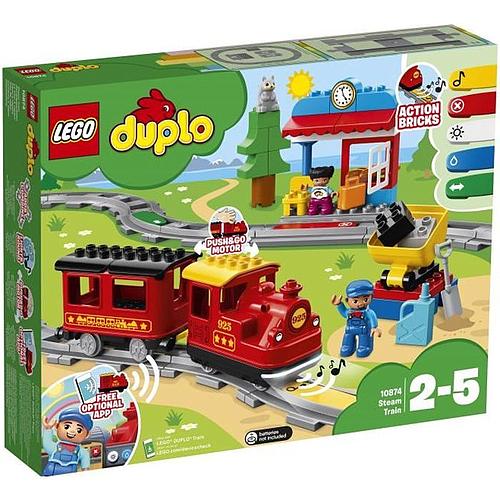 Photo de Le Train à Vapeur - LEGO DUPLO  - Avec Sons, Lumières et télécommande - de 2-5 ans