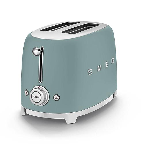 Photo de Grille-pain 2 tranches - vert mat - SMEG