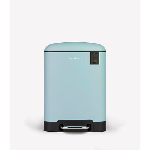 Photo de La poubelle à pédale - LES COLLECTORS - 6 l - Bleu clair
