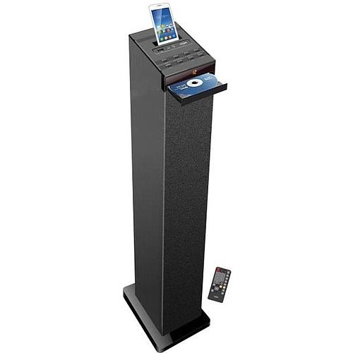 Photo de Tour de son - INOVALLEY - Bluetooth, Lecteur CD, USB - Noir