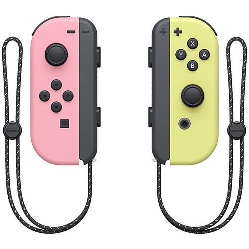 Photo de Paire de manettes Joy-Con Rose Pastel & Jaune Pastel - Nintendo Switch