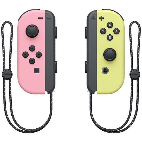 Photo de Paire de manettes Joy-Con Rose Pastel & Jaune Pastel - Nintendo Switch