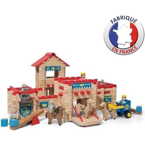 Photo de Le Chateau Fort en bois - JEUJURA - Jeu de construction - 300 pieces