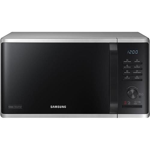 Photo de Micro-ondes solo - SAMSUNG - Acier inoxydable - 23L - Contrôle électronique + bouton - Fonction maintien au chaud