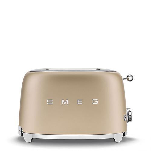 Photo de Grille-pain 2 tranches - or mat - SMEG