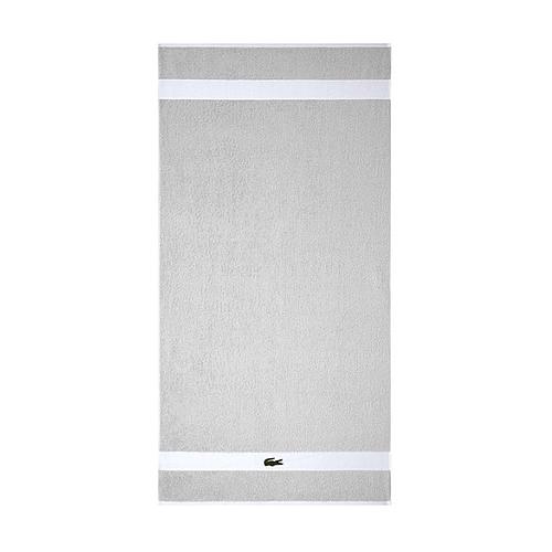 Photo de Drap de de bain - gris argent - 70 x 140 - LACOSTE