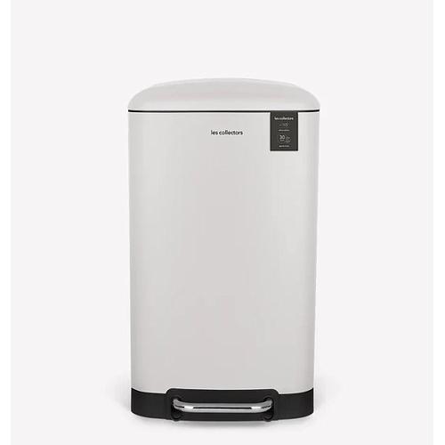 Photo de Poubelle à pédale 30L blanc - LES COLLECTORS