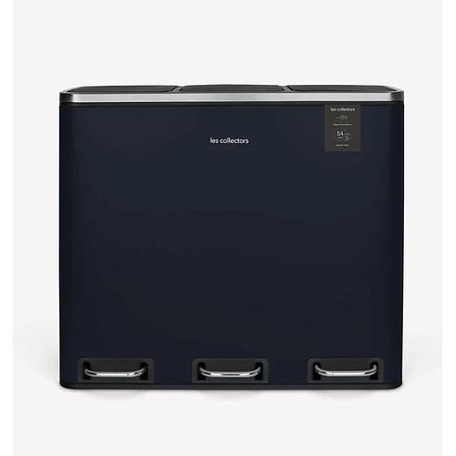 Photo de Poubelle de tri 3x18L bleue - LES COLLECTORS