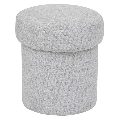 Photo de Pouf gris clair 37 cm