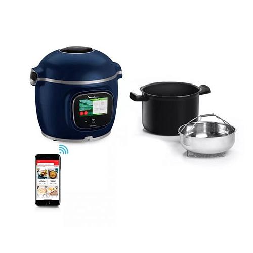 Photo de Cookeo Touch Wifi Pro Bleu - MOULINEX