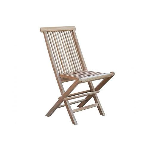 Photo de Chaise de jardin en teck massif pliante