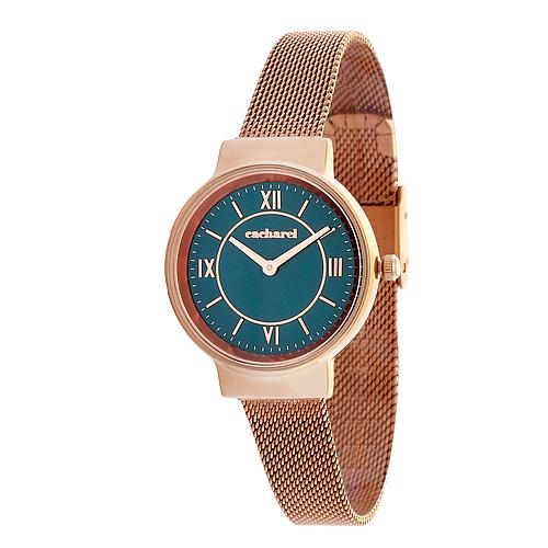 Photo de Montre femme bracelet maille milanaise CACHAREL