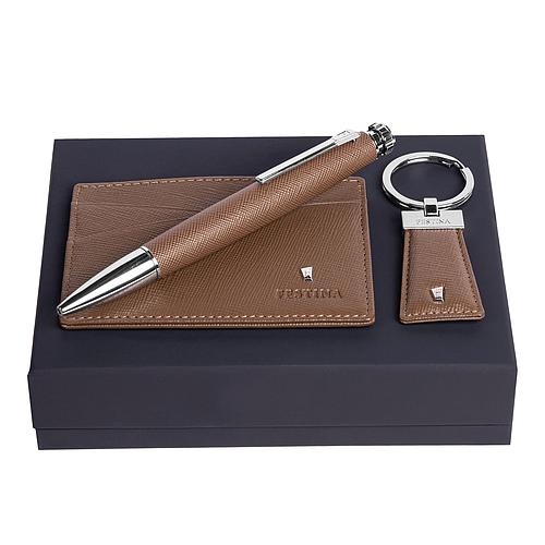 Photo de Trio stylo, porte-cartes et porte-clés FESTINA