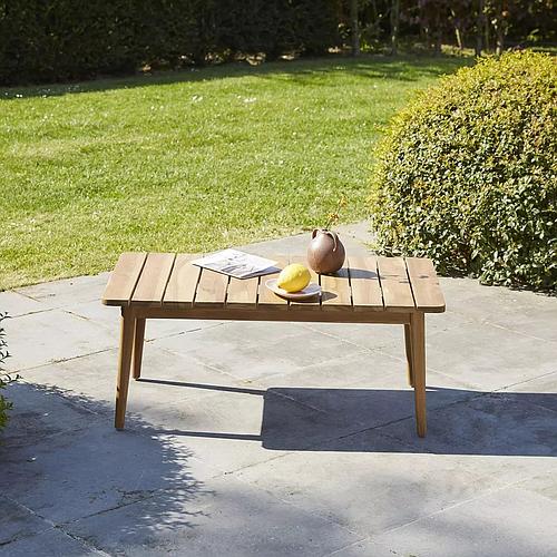 Photo de Table basse de jardin en teck massif