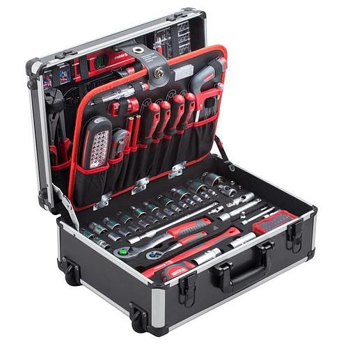 Photo de Boîte à outils trolley - MEISTER - 156 pièces -