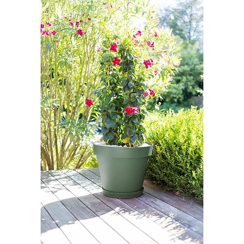 Photo de Pot de fleur rond - EDA - Ø 60 x H47 cm - 76 L - Vert laurier
