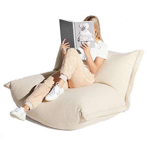 Photo de Fauteuil nuage monoplace moelleux écru FATBOY