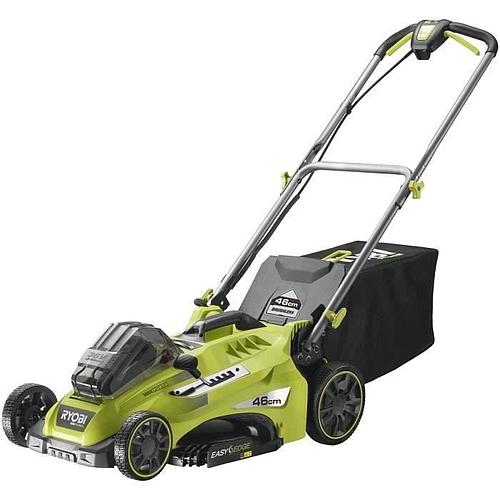 Photo de Tondeuse sur batterie brushless RYOBI 36V  - coupe 46 cm - Ramassage et mulching - batterie 5,0 Ah + chargeur inclus