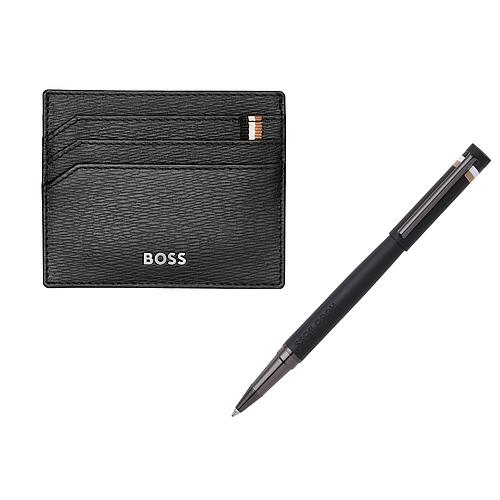 Photo de Coffret set stylo roller et porte-cartes HUGO BOSS