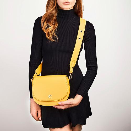 Photo de Sac à main jaune CACHAREL