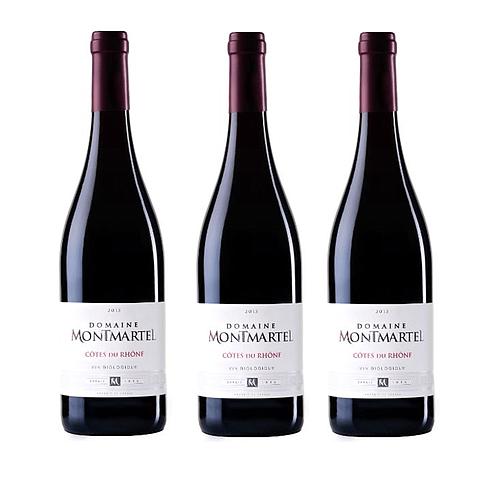 Photo de 3 Côtes du Rhône Tradition 2023 Montmartel BIO