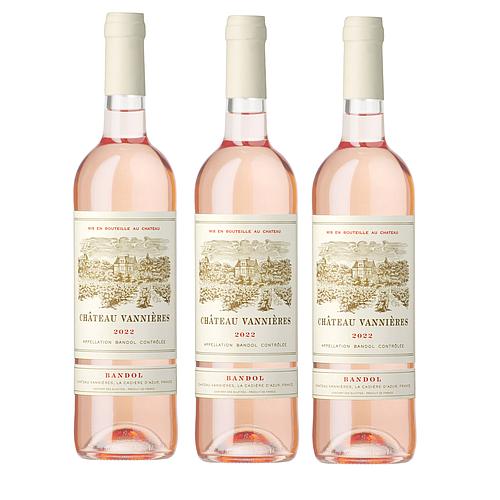 Photo de 3 Bandol Rosé Château Vannières 2022/23